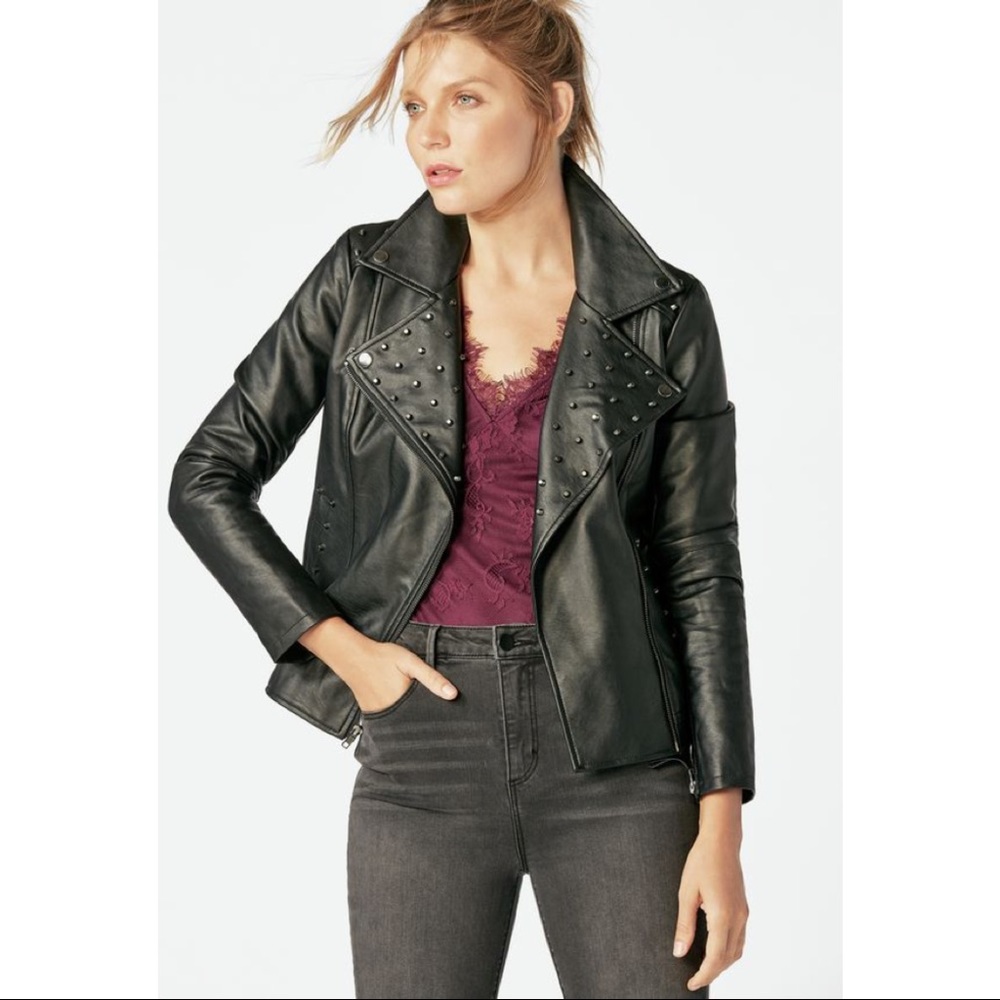 Embellished Biker Jacket